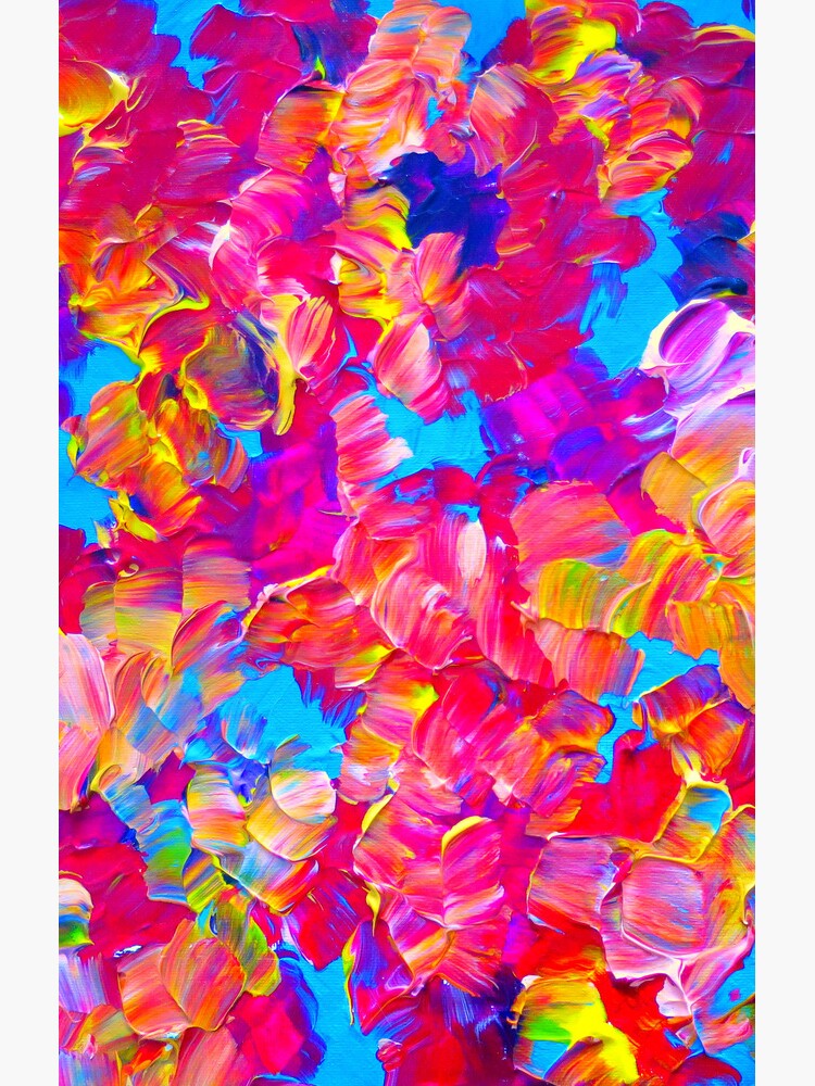 Society6 ケース FLORAL FANTASY Bold Abstract Flowers Acrylic FLORAL FANTASY Bold Abstract Flowers Acrylic Textural