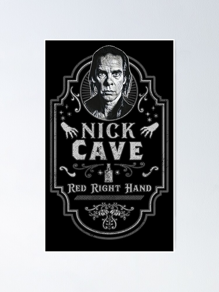 Red Right Hand - Nick Cave & The Bad Seeds (lyrics) Art Board