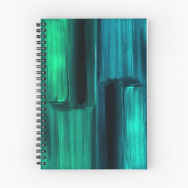 Item preview, Julia Di Sano - SYMBIOSIS 1 TEAL BLUE GREEN COLORFUL SHAPES ABSTRACT PAINTING designed and sold by EbiEmporium.