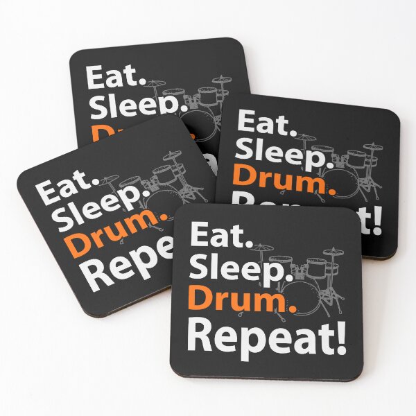 Item preview, Eat. Sleep. Drum. Repeat! designed and sold by angelusdark.