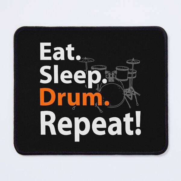 Item preview, Eat. Sleep. Drum. Repeat! designed and sold by angelusdark.