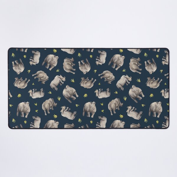 Item preview, Rhino's Grazing Navy designed and sold by michelleedesign.