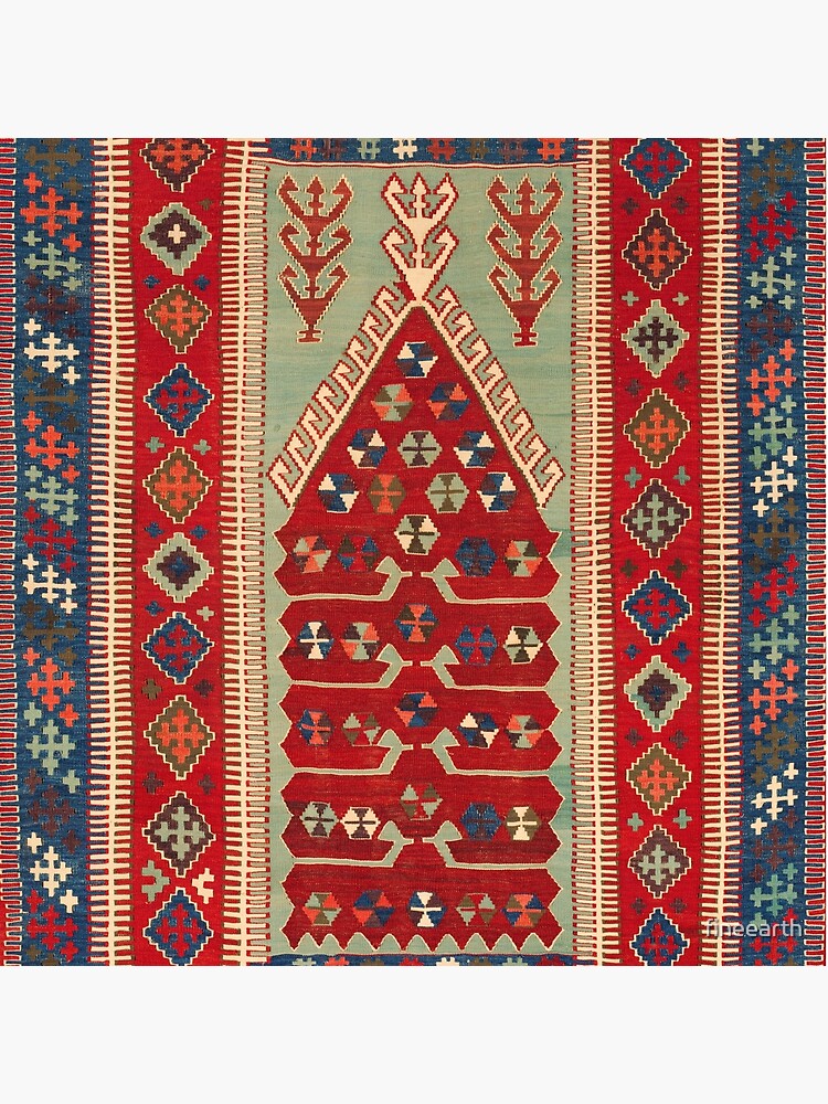 Antique Turkish Carpet Kilim Print