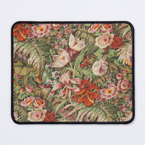 Item preview, Vintage Floral and Fern Textile designed and sold by Vintage Wall Art.