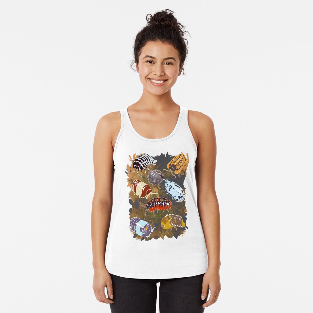 Vista previa del artículo con la obra «Camiseta con espalda nadadora», diseñado y vendido por Deadbirdkitsch.