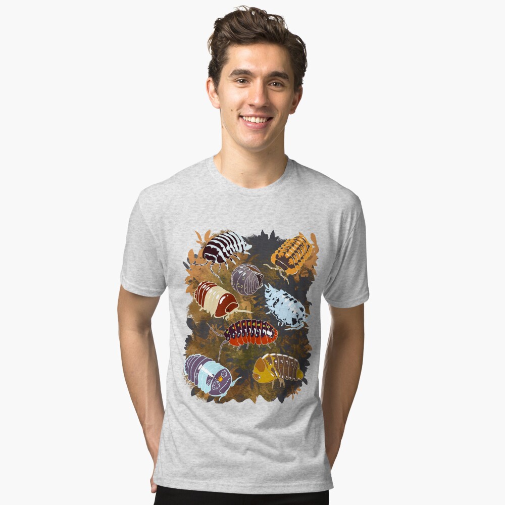 Vista previa del artículo con la obra «Camiseta de tejido mixto», diseñado y vendido por Deadbirdkitsch.
