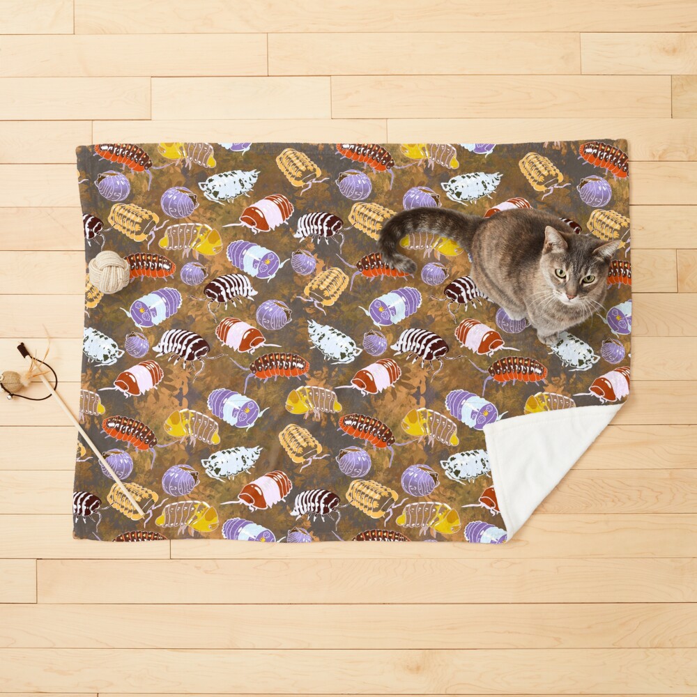 Vista previa del artículo con la obra «Manta para mascotas», diseñado y vendido por Deadbirdkitsch.