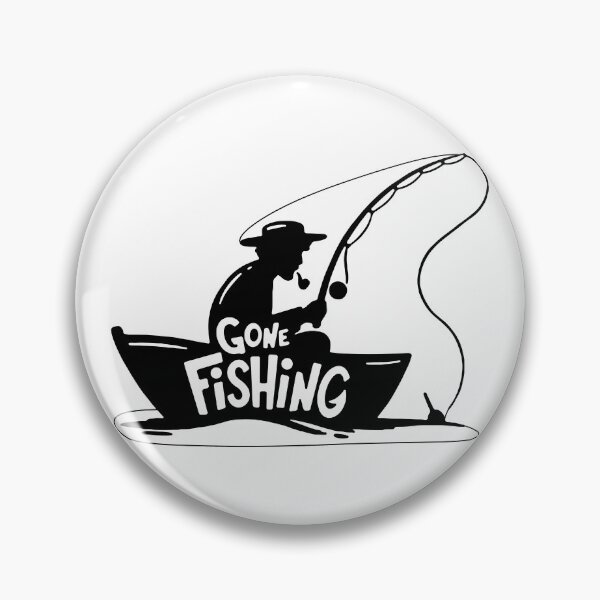 Item preview, Gone Fishing Sticker designed and sold by C-Town Tees.