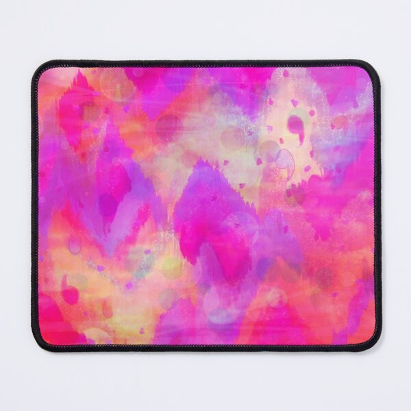 Item preview, BOLD QUOTATION, Revisited - Intense Raspberry Peachy Pink Vibrant Abstract Watercolor Ikat Pattern designed and sold by EbiEmporium.