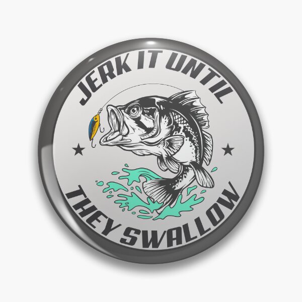 Item preview, Jerk It Fishing Sticker designed and sold by C-Town Tees.