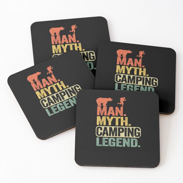 Item preview, Mens Man Myth Camping Legend Fun Bear Joke Outdoor Camping Dad designed and sold by Glitche-Shop.