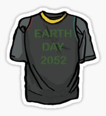 The 100- Jasper's Earth Day Shirt Sticker