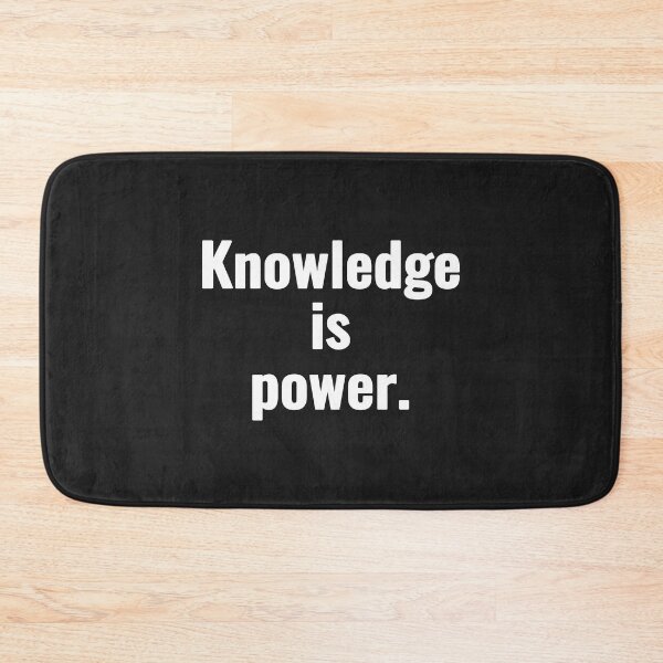 Item preview, Knowledge is power. designed and sold by Vanion.