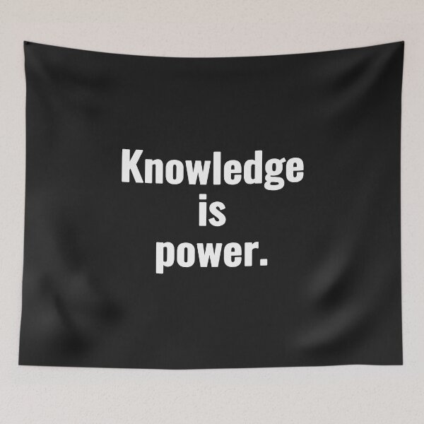 Item preview, Knowledge is power. designed and sold by Vanion.