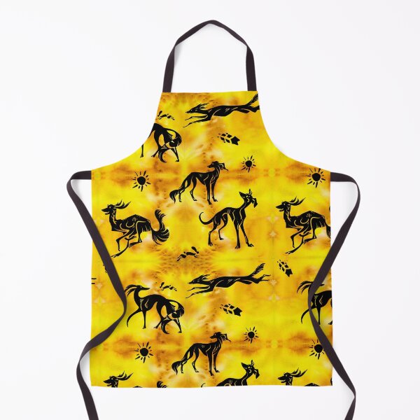Item preview, Spoopy Salukis in black autumn gold designed and sold by LauraGarabedian.