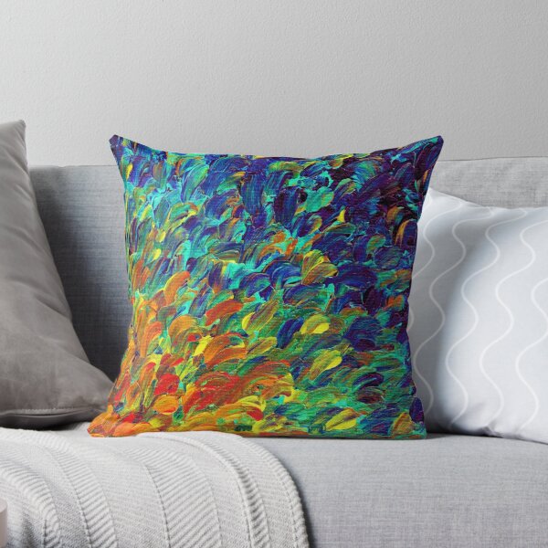 Pillows,” Acrylic pour painting, fluid abstract art – Dee's Fine Art