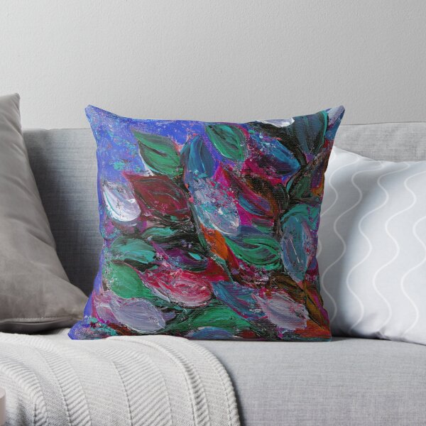 Teal and best sale purple cushions