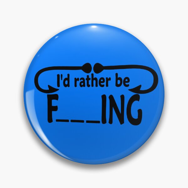 Item preview, I'd Rather Be Fishing Sticker designed and sold by C-Town Tees.