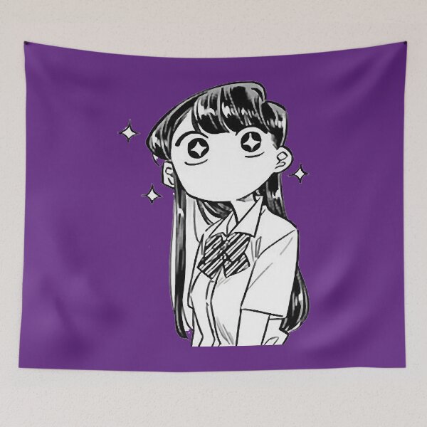 Artikelvorschau, Komi-san wa Komyushou Desu-Aufkleber entworfen und verkauft von RickyGervais.