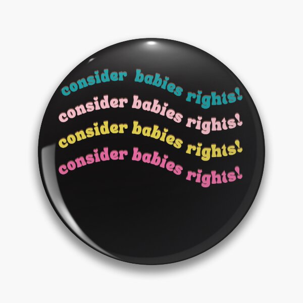 Item preview, Consider Babies Rights Pro Life Typography T-shirt designed and sold by ChristCentered.