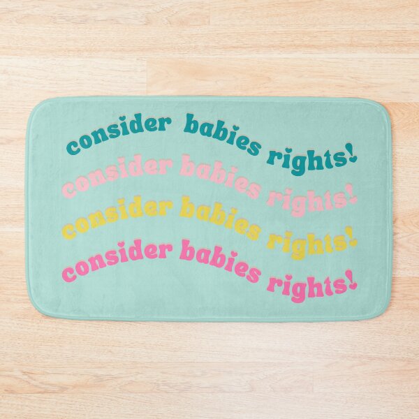 Item preview, Consider Babies Rights Pro Life Typography T-shirt designed and sold by ChristCentered.