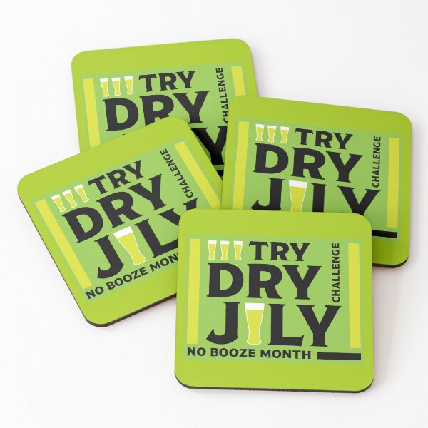 Item preview, Dry July Sobriety Challenge - No Booze - Team Gifts - Booze - Alcohol Free - Fitness designed and sold by happygiftideas.