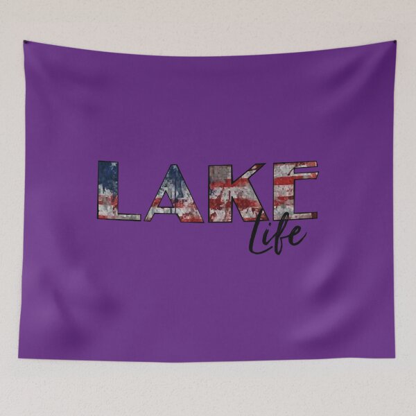 Item preview, Lake Life - Black Font designed and sold by RickyGervais.