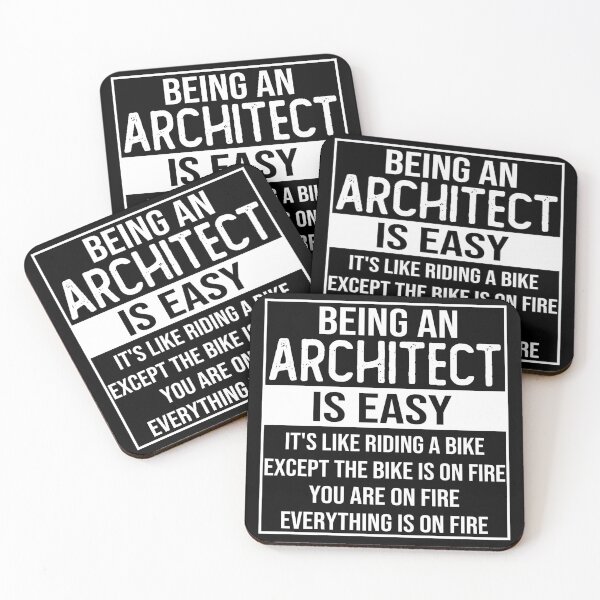 Item preview, Funny architect saying: being an architect is easy architect gifts designed and sold by alaechamlal.