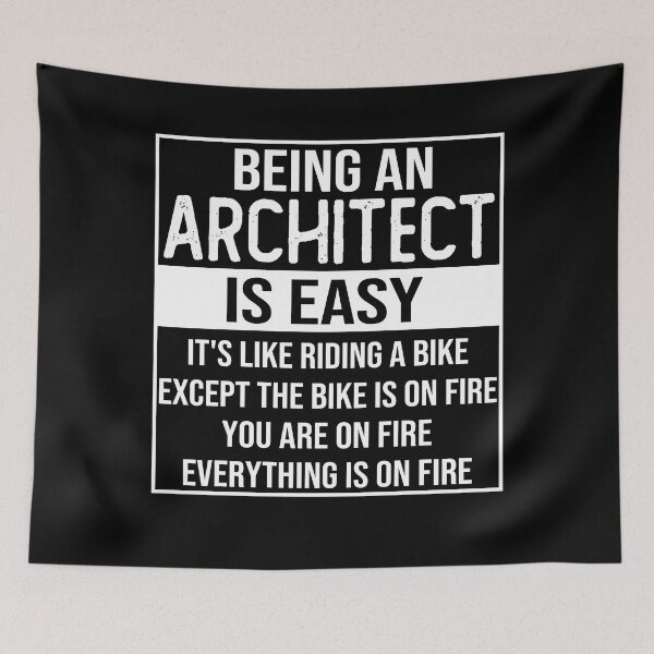 Item preview, Funny architect saying: being an architect is easy architect gifts designed and sold by alaechamlal.