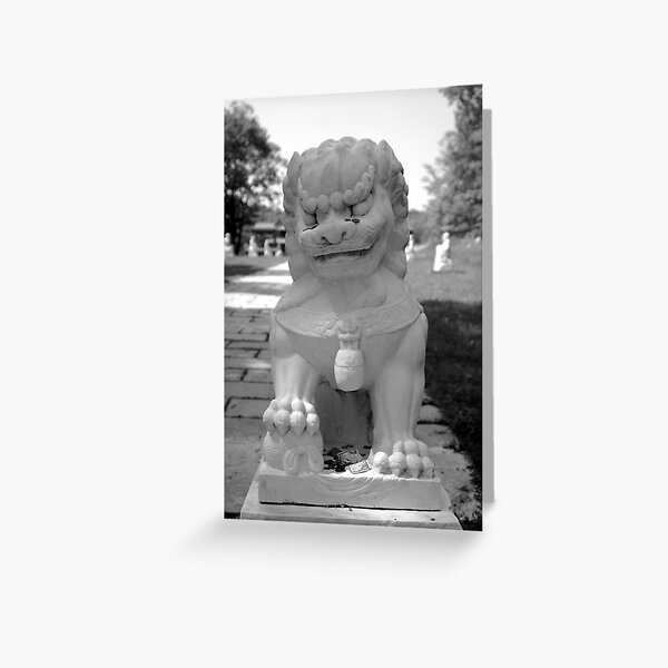 Male Rui Shi Greeting Card
