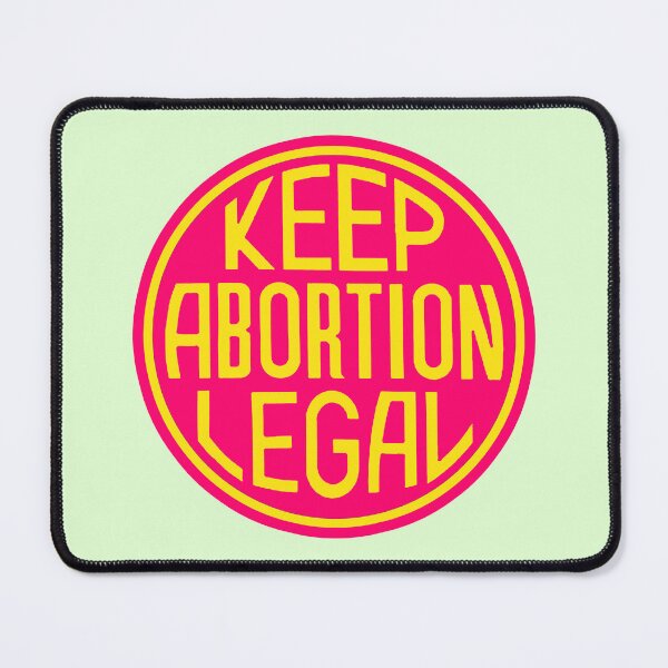 Item preview, Keep Abortion Legal (hot pink yellow) designed and sold by Thelittlelord.