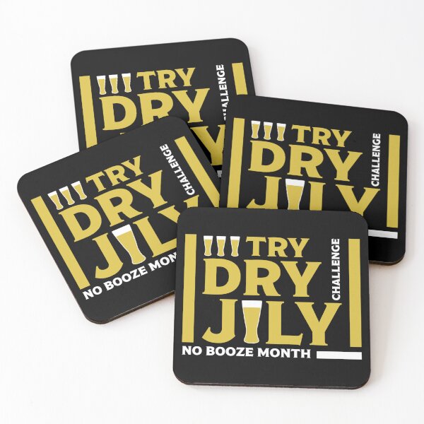 Item preview, Dry July Sobriety Challenge - No Booze - Team Gifts - Booze - Alcohol Free - Fitness designed and sold by happygiftideas.