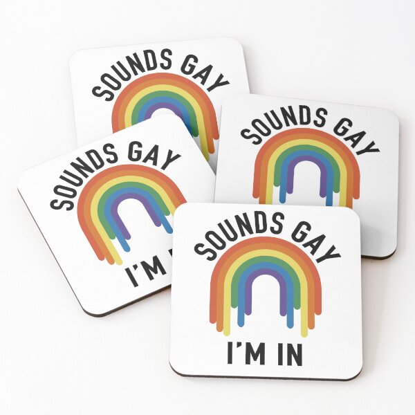 Item preview, Funny sounds gay I'm in with rainbow flag for pride month, LGBTQ, Protect Trans Youth, Teacher designed and sold by zackup.