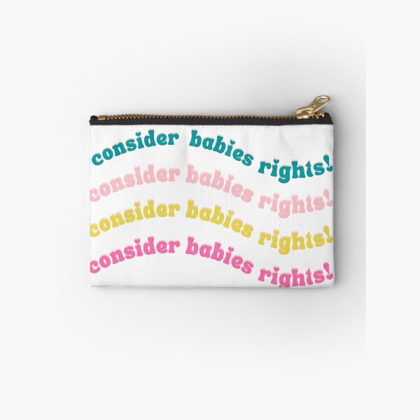 Item preview, Consider Babies Rights Pro Life Typography T-shirt designed and sold by ChristCentered.