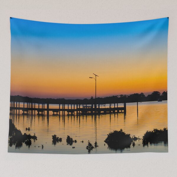 Item preview, Sunset Pier Reflections designed and sold by ilovethenight.