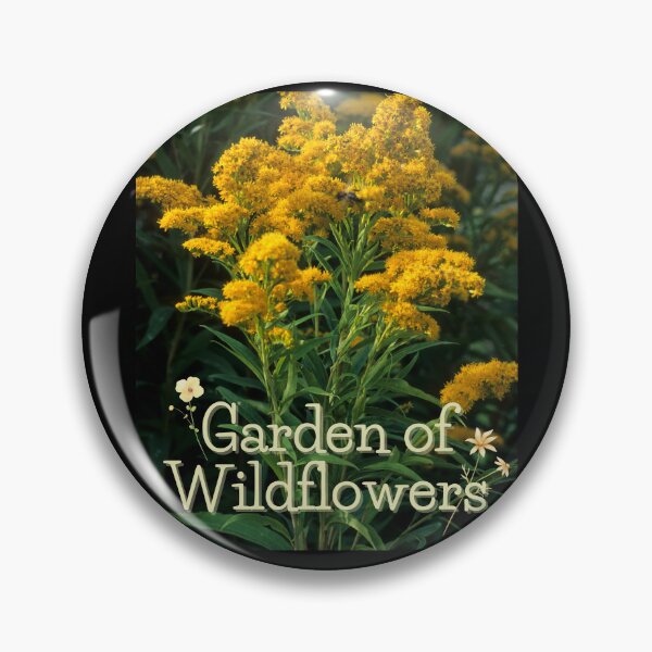 Item preview, Garden Of Wildflowers Native Plants Yellow Goldenrod Design designed and sold by EarthArtDesigns.