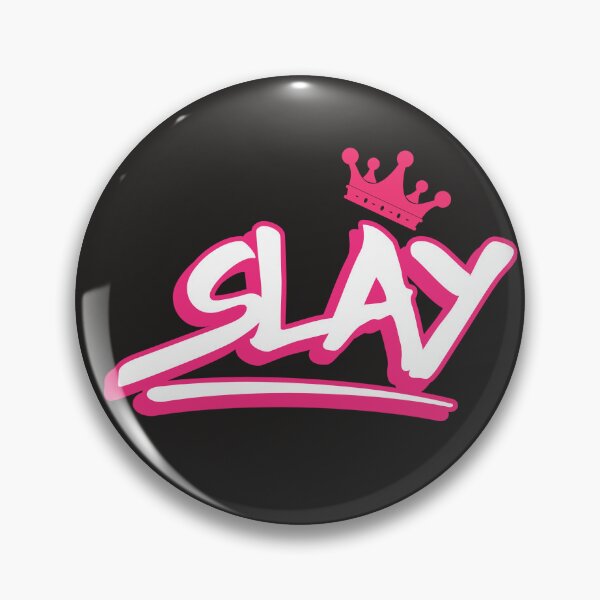Item preview, SLAY QUEEN sticker designed and sold by ArtMeetsPizza.
