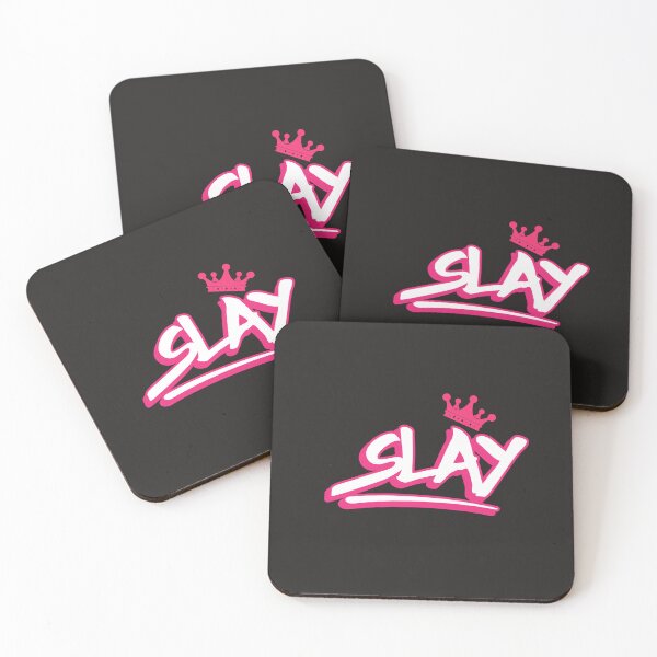 Item preview, SLAY QUEEN sticker designed and sold by ArtMeetsPizza.