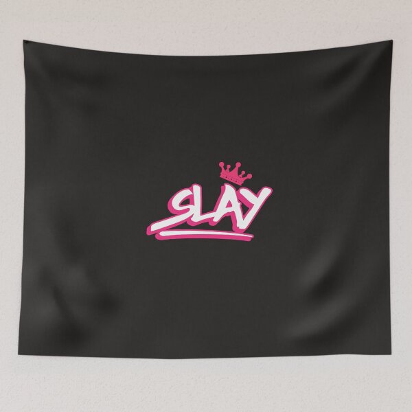 Item preview, SLAY QUEEN sticker designed and sold by ArtMeetsPizza.