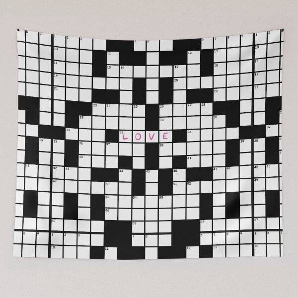 Item preview, love crossword puzzle  designed and sold by kuinif.