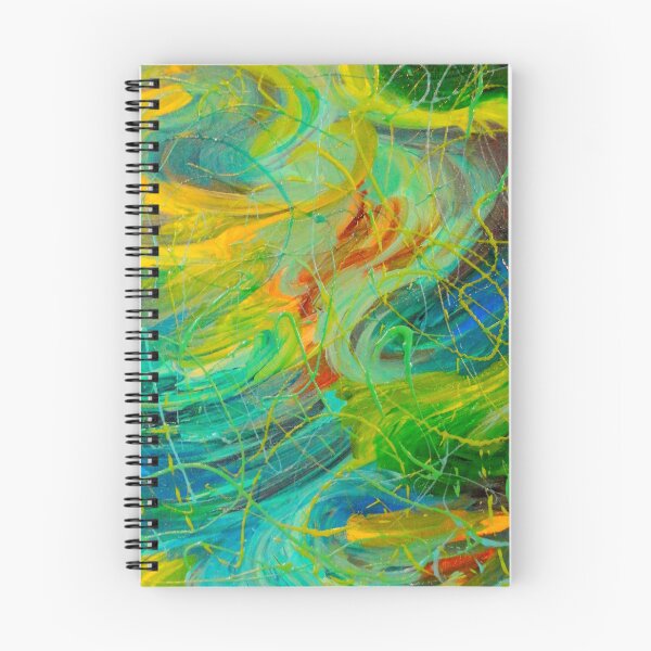 Item preview, NAUTICAL GALAXY - Beautiful Aquatic Blue Green Ocean Universe Abstract Painting Gift Decor designed and sold by EbiEmporium.