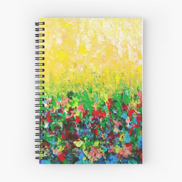 Item preview, NATURE'S LIVING ROOM - Gorgeous Bright Bold Nature Wildflower Field Landscape Abstract Art  designed and sold by EbiEmporium.