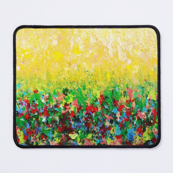 Item preview, NATURE'S LIVING ROOM - Gorgeous Bright Bold Nature Wildflower Field Landscape Abstract Art  designed and sold by EbiEmporium.