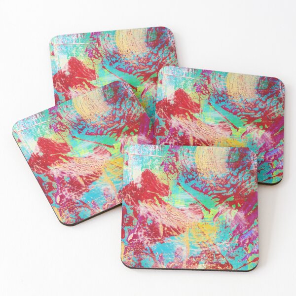 Item preview, REEF STORM - Fun Bright BOLD Playful Rainbow Underwater Ocean Coral Reef Aquatic Life designed and sold by EbiEmporium.