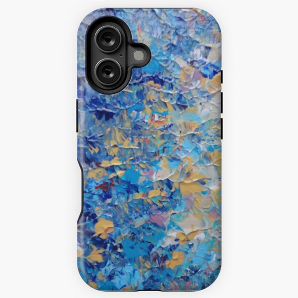 Item preview, HYPNOTIC BLUE SUNSET - Simply Beautiful Royal Blue Navy Turquoise Aqua Sunrise Abstract Nature Decor designed and sold by EbiEmporium.