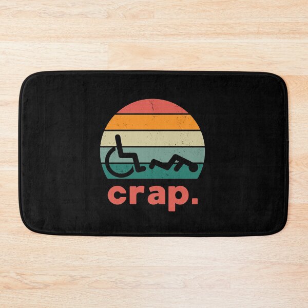 Item preview, FUNNY WHEELCHAIR HANDICAP JOKE CRAP. designed and sold by appareltolove.