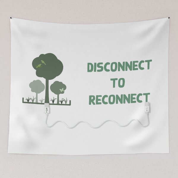 Item preview, Digital Detox, Disconnect to reconnect to the planet, life, nature and everything.  designed and sold by Hollyharry.