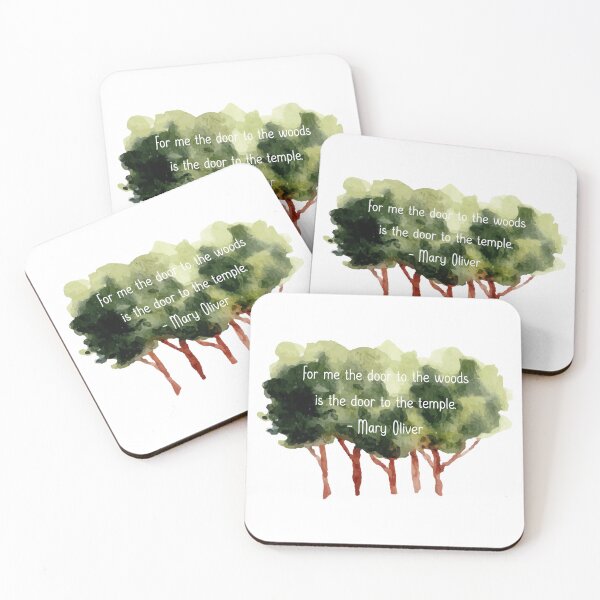 Item preview, Door to the Woods | Mary Oliver designed and sold by ArtistVenus.