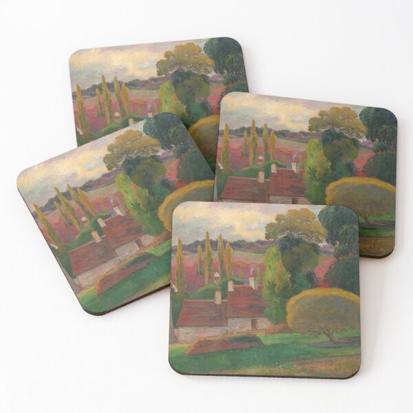 Item preview, A Farm in Brittany | Paul Gauguin | 1894 French Countryside Art designed and sold by CJET.