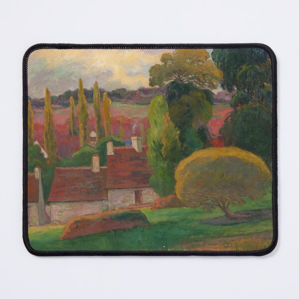 Item preview, A Farm in Brittany | Paul Gauguin | 1894 French Countryside Art designed and sold by CJET.